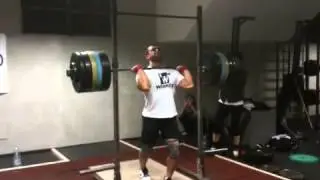 Klokov 220kgs rock bottom front squat
