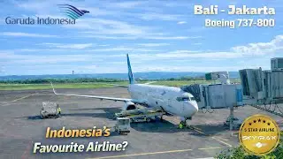 Flying Indonesia's Favourite Airline; Garuda Indonesia | Bali - Jakarta 737-800 Flight