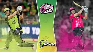 Sydney Sixers vs Sydney Thunders match highlights || Big Bash League || BBL 09 || SCG