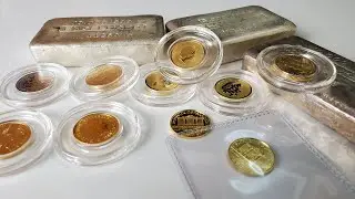 Fractional Gold stacking with rare Engelhard silver bar collecting!