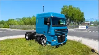 ETS-2-1.46 ProMods-2.64 на дефолтных , почти , тягачах #ETS-2 дефолтный DAF fx105 #№ 2- DAF FX-105