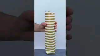 Easy way to wrap a bottle! #shorts