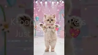 K-pop Dancing Fantasy Kitten 💖 | Soda Pop Cute Edit #KpopPets #FantasyPets #SodaPop