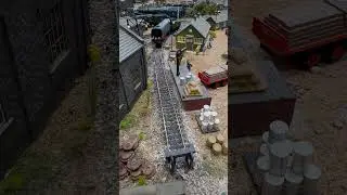 Slowly entering the maintenance yard 