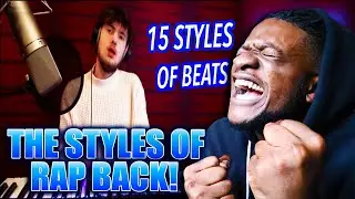 QUADECA DIFFERENT! | 15 Styles of Rap Beats! (ft. Drake, Tyler The Creator, NF, Pop Smoke) REACTION