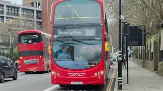 Last VW On The Route: Metroline Volvo B9TL Wright Gemini 2 VW1179 LK11 CXO Route 210