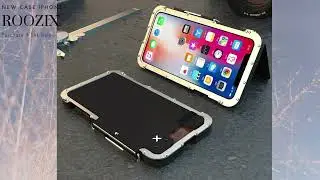Hot Luxury Doom Metal Armor King Iron Man Steel Flip Life Dirt Shockproof Aluminum Cover
