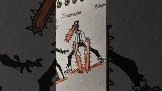 How to draw body with (bomb, chainsaw, katana) #drawing #stickman #tutorial #fpy #sketch #anime