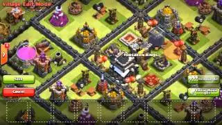 Post update th9 farming base with replays