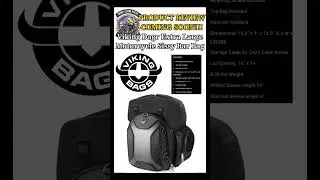 Viking Dagr Extra Large Motorcycle Sissy Bar Bag Review Coming Soon