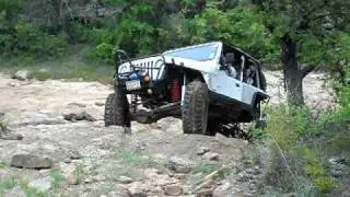 Duane's jeep at Lipan Texas