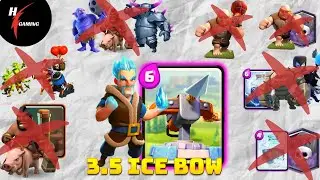 Ice Bow 3.5 Deck vs Hard Counters - 6000+ Trophies Clash Royale Ladder