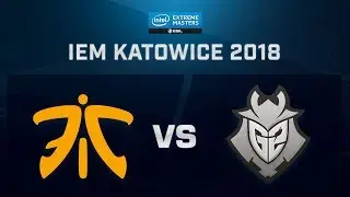 CS:GO - Fnatic vs G2 - Mirage - IEM Katowice 2018 - Groupe B - Map 2