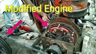 Diesel Engine Modified testing | Belarus Tractor modified engine clutch plate and other attachments