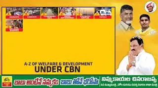 Welfare and development schemes by TDP Government In alphabetical order #Chandrababu_Naidu