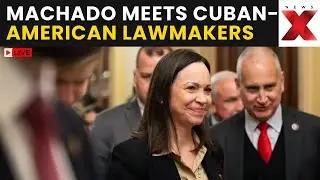 Venezuela-US Tensions LIVE: Machado meets Cuban-American leaders on Capitol Hill | NewsX