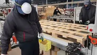 Block Pallet Automated Pallet Machine Patchwood Products Inc Hillman, Michigan