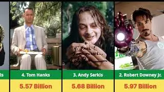Comparison: 50 Highest Grossing Actors of All Time