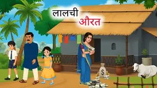 लालची औरत का टूटा हुआ परिवार | Hindi Moral Stories | cartoon story |Hindi Kahaniya | Hindi stories 