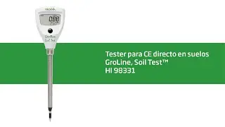 HI 98331 Medidor de CE y Temperatura (Directo en suelo)