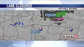 Crews repairing potholes on I-75 between Sharon Road, Shepherd Lane; expect delays