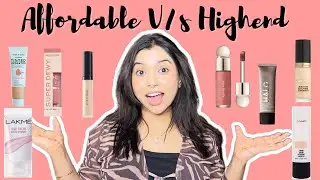 Affordable dupes of the high end makeup | affordable vs high end makeup #makeup #dupes #fyp #review