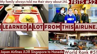 (FRITS #52) Japan Airlines Economy Class Flight Experience: JL38 Singapore SIN to Tokyo HND