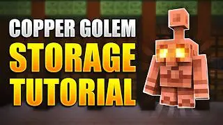 Meet the Copper Golem Sorting System &mdash; Simple, Stylish & Early Game! | Minecraft Bedrock Tutorial