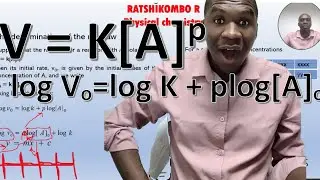 Determination of Rate Law and order of the reaction. #Ratshikombo