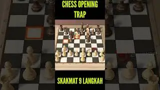 NORFOLK GAMBIT 9 MOVE TRAP‼️#chess #chessgame #magicchess