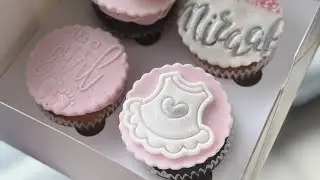 🔊NEW BORN GIRL CUPCAKE DECORATIONS👶🏻💞 😍| | Afeera&rsquo;s Sweet Corner