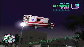 GTA Vice City - Driving an Ambulance until Wasted!