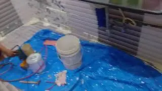 Bathroom PU injection routing