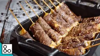 Yakitori b&oelig;uf-fromage - YouCook