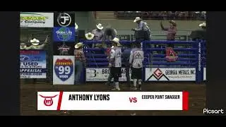 Anthony Lyons PBR Touring Pro Champion  Perry Georgia #pbr #rodeo