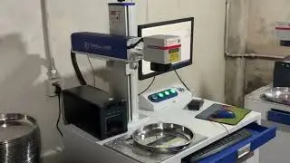 স্টিলের প্লেট বাটি লেজার প্রিন্টিং মেশিন - Steel plate bowl laser printing machine ☎️ 01985-757575