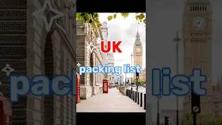 uk packing list #packing #uk