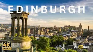 Edinburgh, Scotland 🏴󠁧󠁢󠁳󠁣󠁴󠁿 in 4K ULTRA HD | Top Places To Travel | Video by Drone