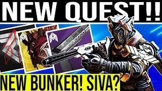 Destiny 2. RITUAL WEAPON QUEST & MOON BUNKER! New Loot, PINNACLE Activities, Reset, Vendors & More!
