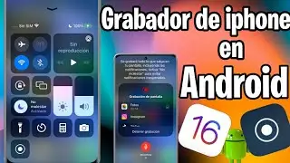 Grabador de Pantalla ESTILO IPHONE + Centro de control de iPhone en Android