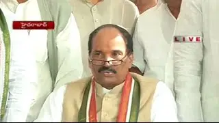 Telangana PCC President Uttam Kumar Reddy Press Meet