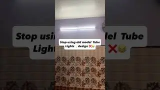 Stop❌🧿using old tube light design | Try new update corner￼ profile light LED for ceiling￼🤔...
