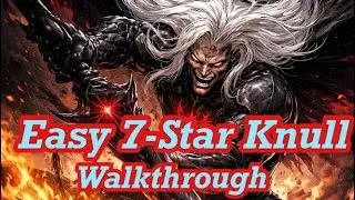EASY 7-Star Knull Unlock TEAM Echos of Abyss Walkthrough and Guide| Marvel Strike Force MSF