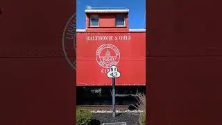 Baltimore & Ohio Railroad depots & cabooses at Brownstown & North Vernon Indiana