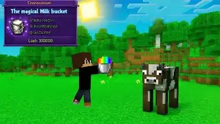Minecraft but, cow trade op items {MINECRAFT}