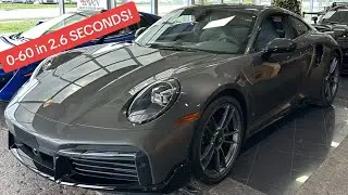 640 hp.... even when it's parked 🔥 #toybarn #dublinohio #porsche #turbos #sound #coupe