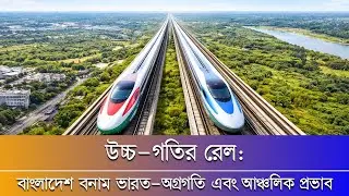 High Speed Rail Bangladesh vs  India   Progress & Regional Impact
