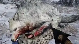 Far Cry&reg; Primal Snow blood wolf vs Leopard