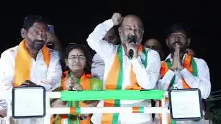 Live : karimnagar Municipal corporation campaign in Division 35, 36 #LotusInEveryDivision