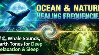 Ocean & Nature Healing Frequencies - Whale Sounds, Earth Tones for Deep  #healingfrequencies
